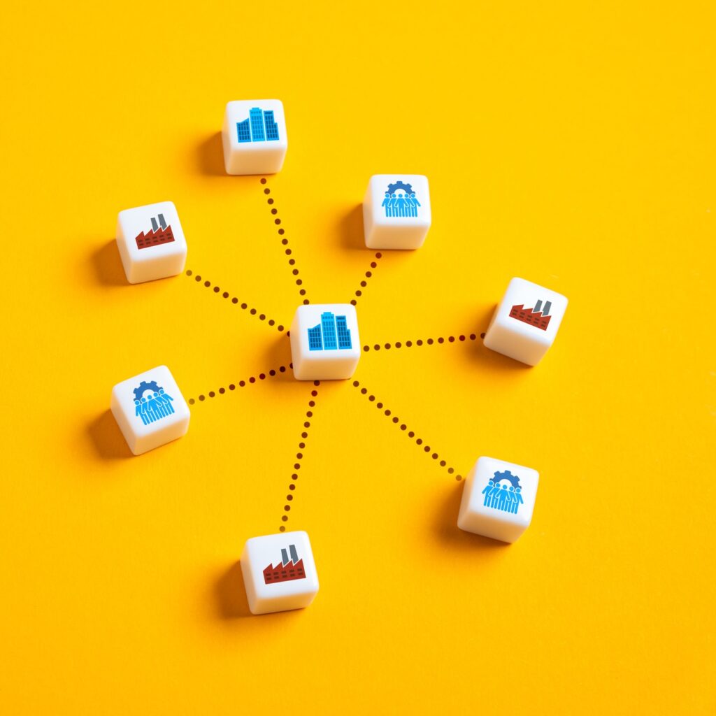 Management of business, industrial facilities and development teams. Managing teams